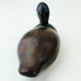 Hand Crafted Wooden Duck Brass Beak Decoy Wooden Ware Seattle Washington