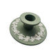 Vintage Wedgwood England Jasperware  Green Candle Holders -A Pair