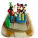 Vintage Walt Disney Company Ron Lee Mickey Minnie Mouse In Car Goofy Sculpture