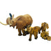 Vintage Guido Cacciapuoti Elephant Figurine Italy Signed Ceramic Porcelain 4PC