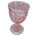 Madonna Inn Original Rose Pink Iridescent Glass Wine Goblet