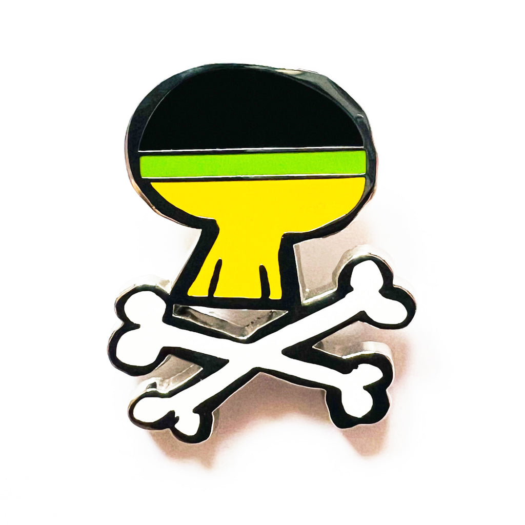 Disney Sugar Skull and Crossbones Pluto Pin