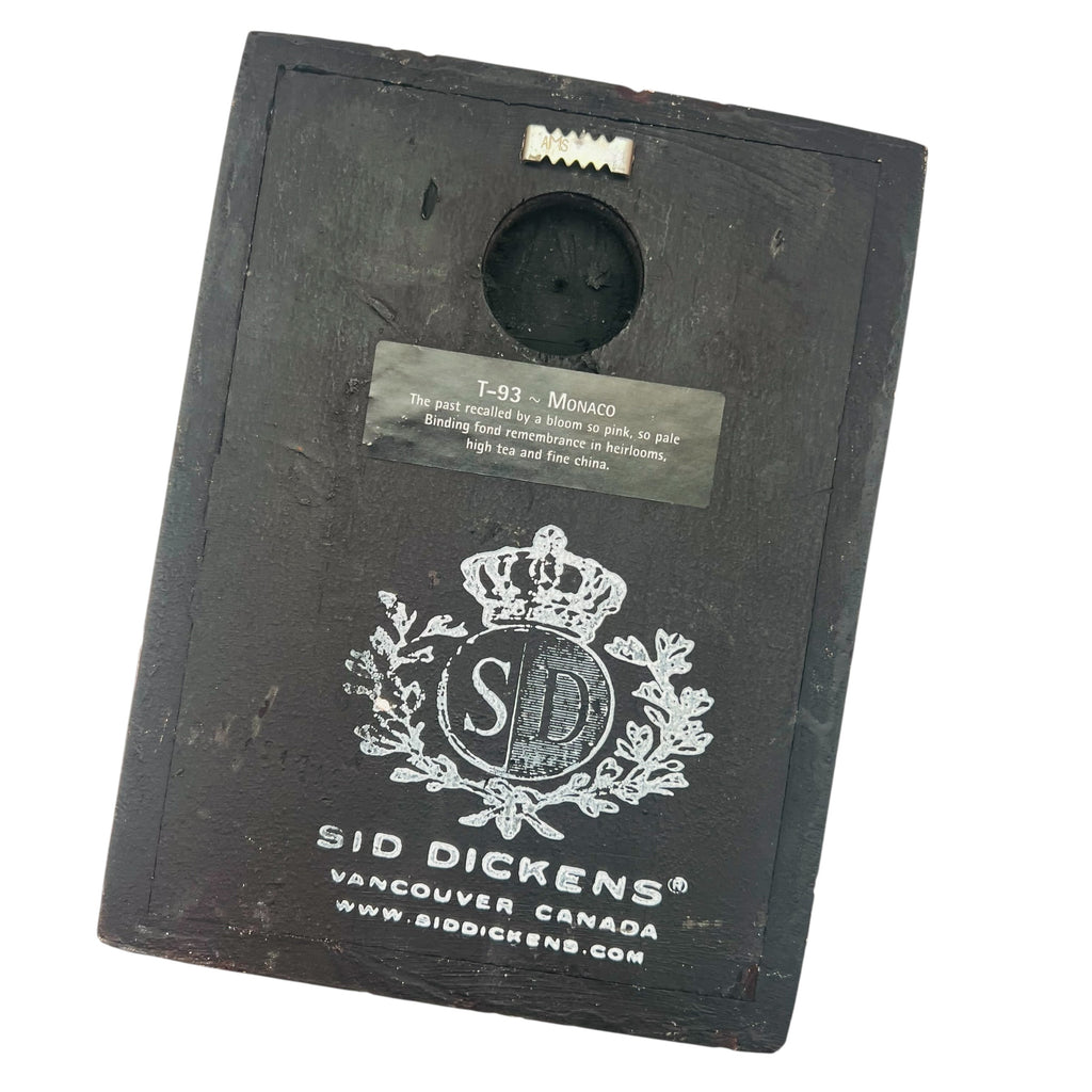 Sid Dickens Memory Block T98 Monaco Retired Vancouver Canada Wall