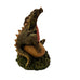 Vintage Medieval Fantasy Green Dragon Hatching Egg Figurine