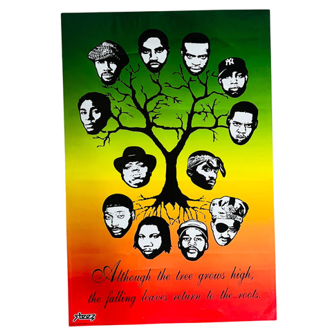 Steez Roots of Rap Hip Hop Tree Music Poster Print