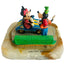 Vintage Walt Disney Company Ron Lee Mickey Minnie Mouse In Car Goofy Sculpture