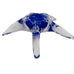 Vintage Blodgett Art Glass Blue Starfish Signed Paperweight
