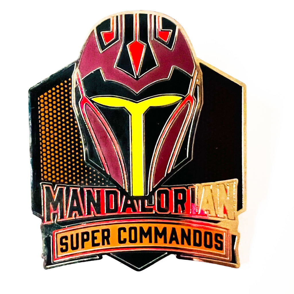 Star Wars The Mandalorian Super Commandos Helmet Disney Pin