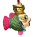 Kathrine's Collection Kissing Fish Royal Crown Christmas Ornament