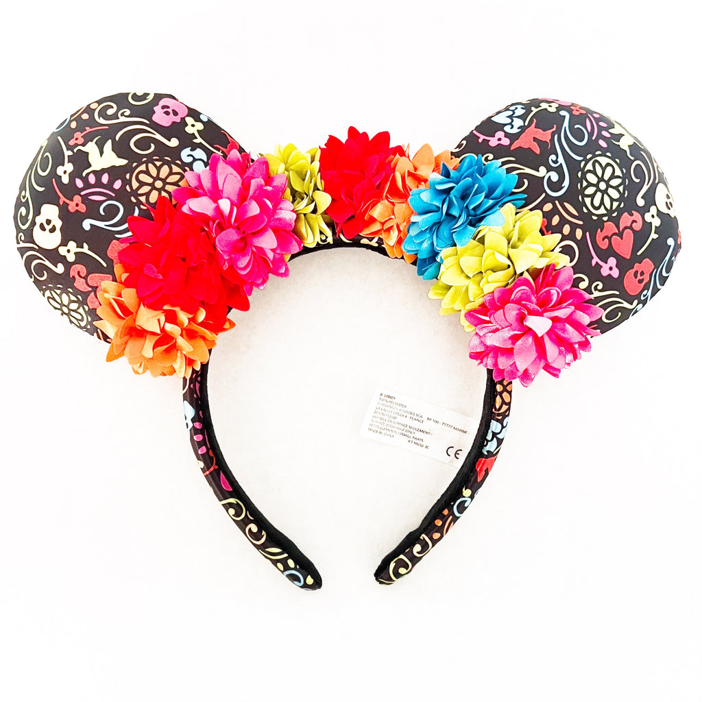 Disney Parks Dia de los Muertos Coco Minnie Mouse Ears Headband