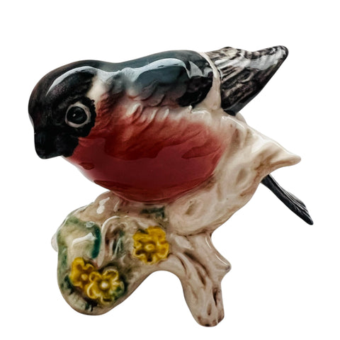Vintage Beswick Porcelain Bird Bullfinch Figurine