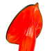 Vintage Jack The Pulpit Orange  Art Glass Vase