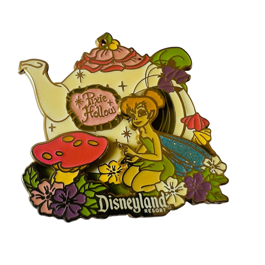 Disney DLR Pixie Hollow Tinker Bell Teapot Pin