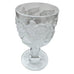 Madonna Inn Wild Rose Clear Glass Goblet Glass