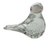 Vintage Clear Art Glass Bird Figurine Controlled Bubbles Paperweight