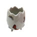 Vintage Limoges France Porcelain Hand Painted Butterflies Footed Egg