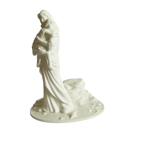 Vintage Lenox Foot Prints In The Sand Figurine 1994 Fine Bone China