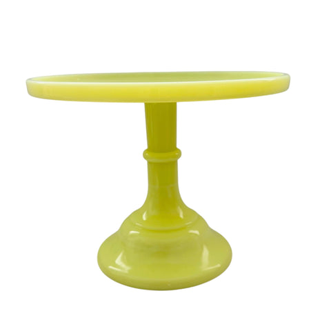 Mosser Butter Cream Glass Pedestal Cake Stand