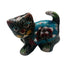 Vintage Chinese Cloisonne Copper Brass Enamel Cat Figurine Statue