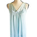 Vintage Vanity Fair V Neck Satin Sleeveless Short Nightgown