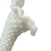 Vintage Fenton Hobnail White Milk Glass Epergne Horn