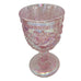 Madonna Inn Original Rose Pink Iridescent Glass Wine Goblet