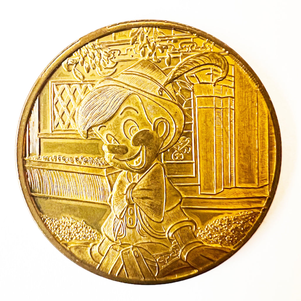Disneyland 45 Years of Magic Pinocchio Commemorative LE Coin Medallion