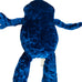 Vintage Commonwealth Velvet Blue Frog Stuffed Animal Plush