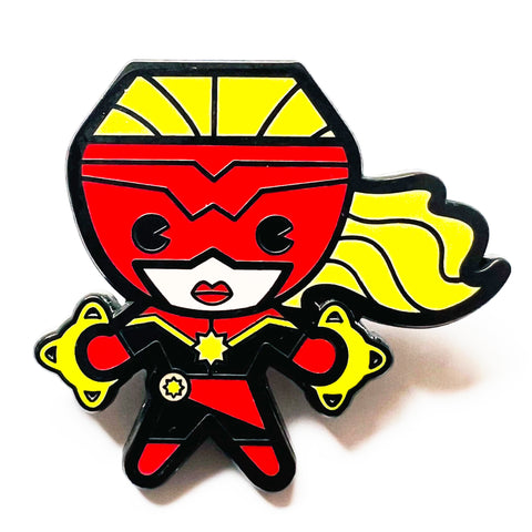 Disney Marvel Ms Marvel Avengers Kawaii Art Collection Pin