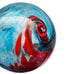 Studio Art Glass Spiral Swirl Design Christmas Holiday Ornament