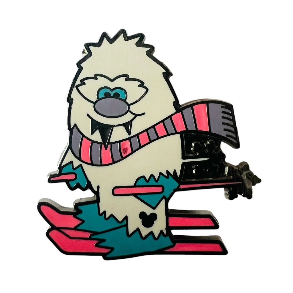 Disney WDW Hidden Mickey Series Cute Yeti Skiing Pin