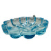 Vintage Fostoria Blossom Blue Glass Ashtray