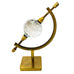 Vintage Glass Crystal Globe on Caliper Stand