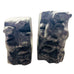 Vintage 1994 Eduardo Straugh Cast Stone Face Bookends -A Pair