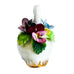 Vintage Lovely Royal Adderley Floral Design Swan Figurine
