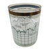 Vintage Cera 10 Year Dow Jones Industrial Average Glass Cup (1958-1968)