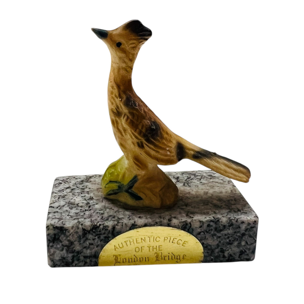London Bridge Decorative Bird Figurine on Stone Base