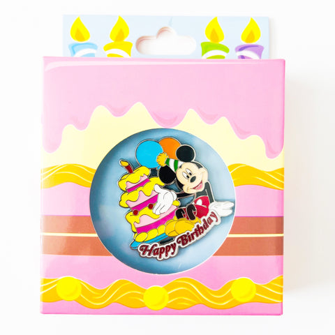 Disney Mickey Mouse Happy Birthday Pin