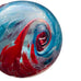 Studio Art Glass Spiral Swirl Design Christmas Holiday Ornament
