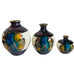 Cogswell New Zealand Signed Ceramic Trio Vases