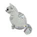 Vintage Swarovski Crystal Sitting Cat Figurine