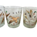 Vintage Libbey Wild Game Birds Low Ball Drinking Glasses Set of 4