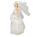 Vintage 1997 Barbie Wedding Day Bride Hanging Xmas Ornament Cake Topper