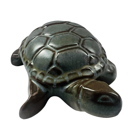 Vintage Ceramic Sea Turtle Accent Figurine