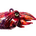 Squid Hand Blown Art Glass Pended Figurine