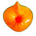 Vintage Jack The Pulpit Orange  Art Glass Vase