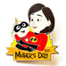 Disney The Incredibles Jack Jack Mrs Incredible Mother's Day 2023 Limited Release Pin