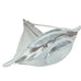 Sailboat Figural Clear Glass Sculpture