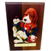 Vintage Dirty Dogs Japan Wood Plaque 3D Wall Decor