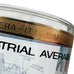 Vintage Cera 10 Year Dow Jones Industrial Average Glass Cup (1958-1968)